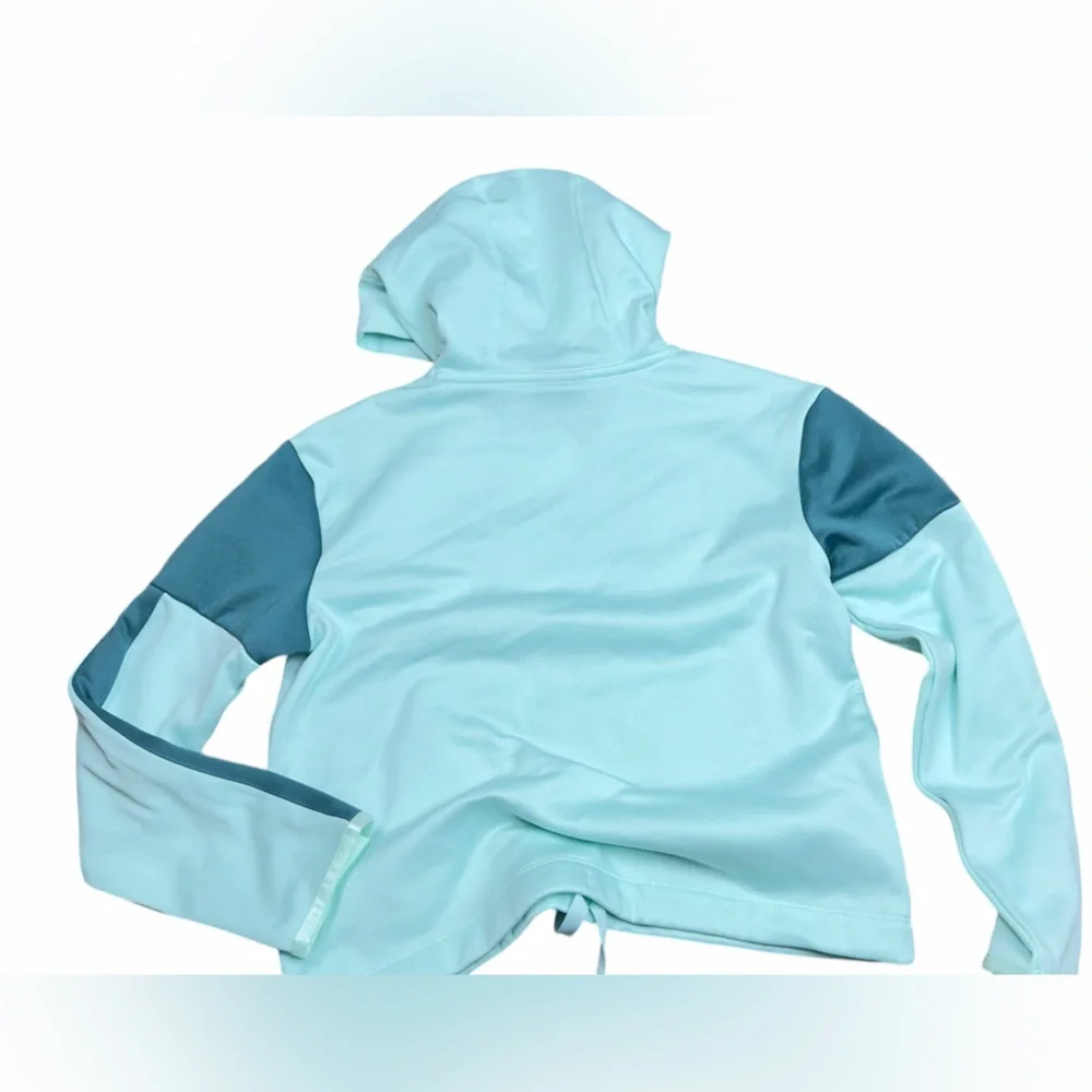 New Nike Aqua and Teal Loose-Fit Hoodie
